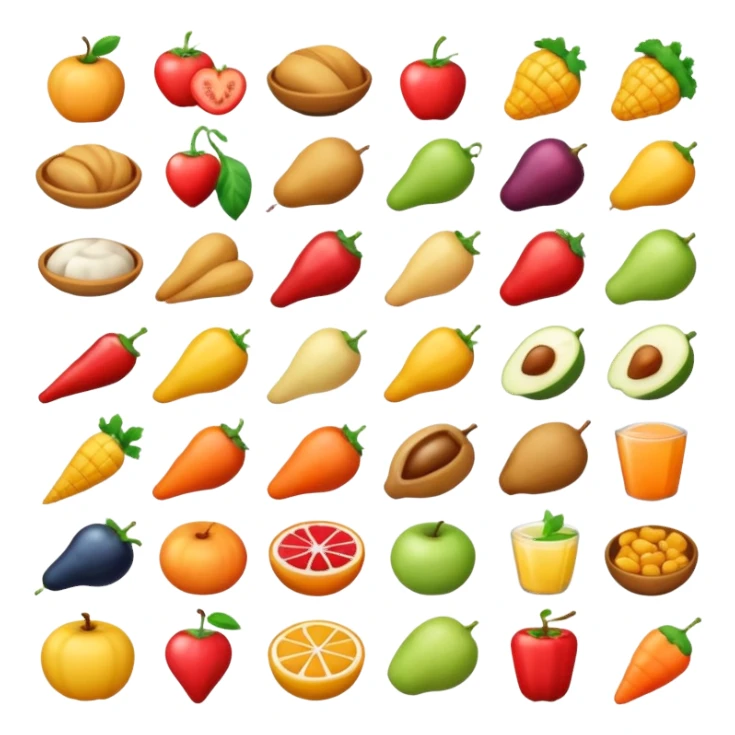 Beautiful foods sticker