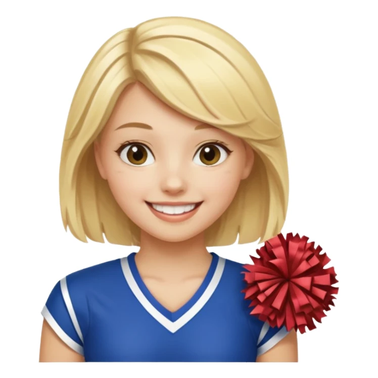 Cheer squad, blonde, Burnett  sticker