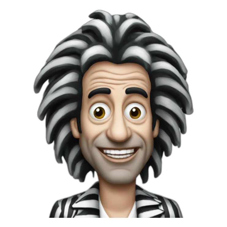 Beetlejuice from Howard Stern sticker