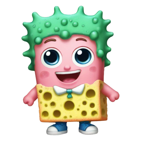 cute baby sponge bob sticker