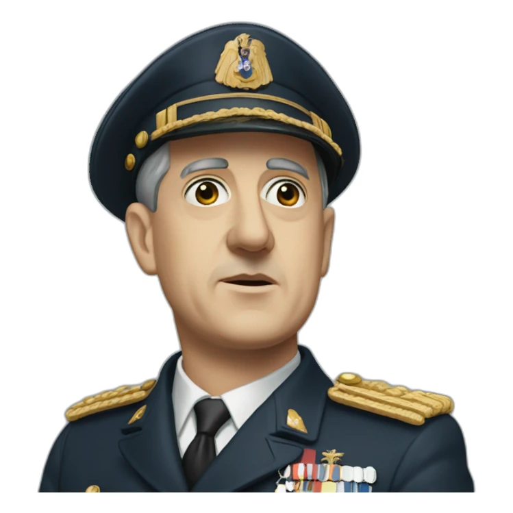 charles de gaulle sticker