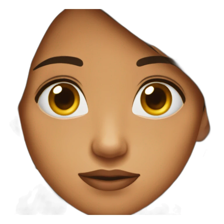 sweet brune gaze sticker