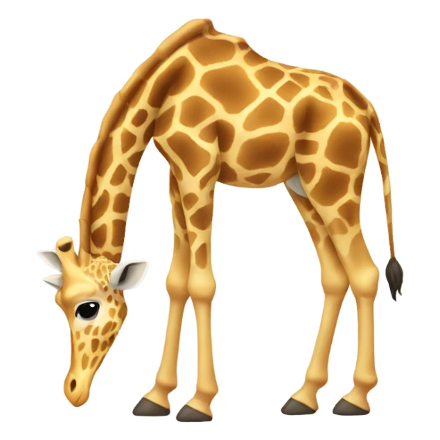 Headless giraffe sticker