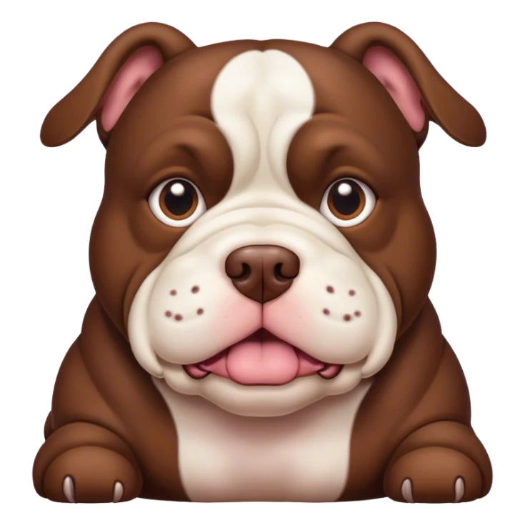 Xl bully chocolate tri sticker