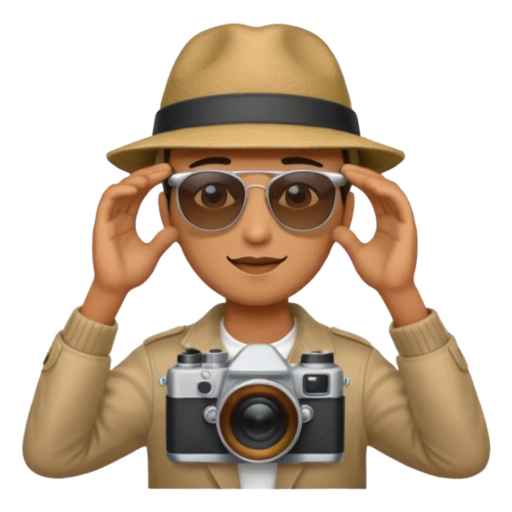 photographer from behind taking a photo sticker