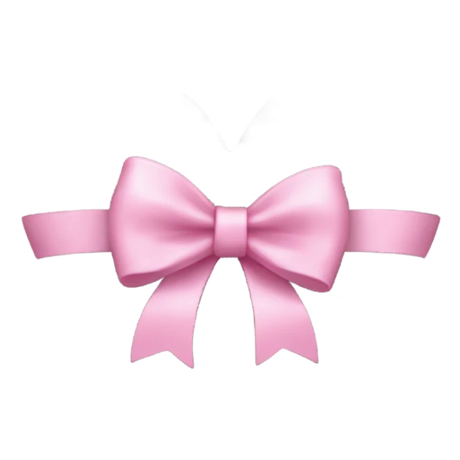 Gray heart with a pink bow sticker