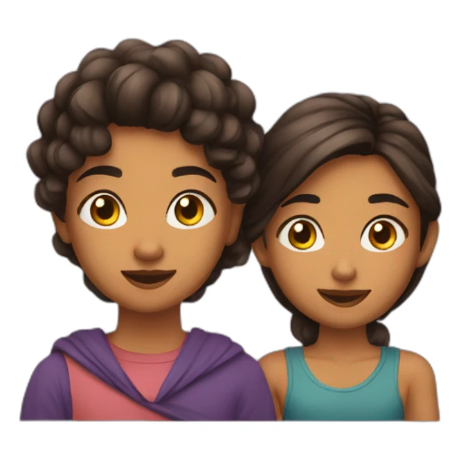 Deetya & Aadhya sticker