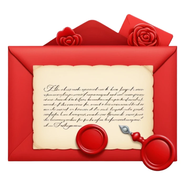 Light creamy color romantic letter sticker