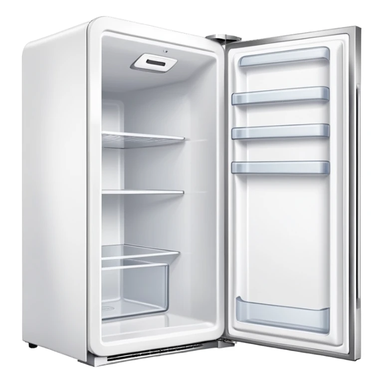 modern white fridge sticker