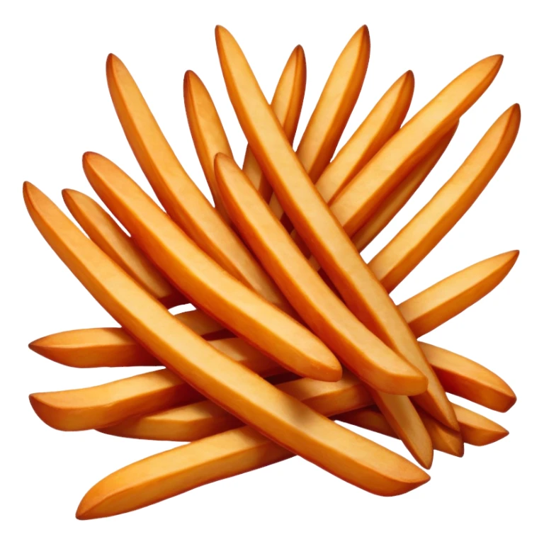 dark red french fries sticker