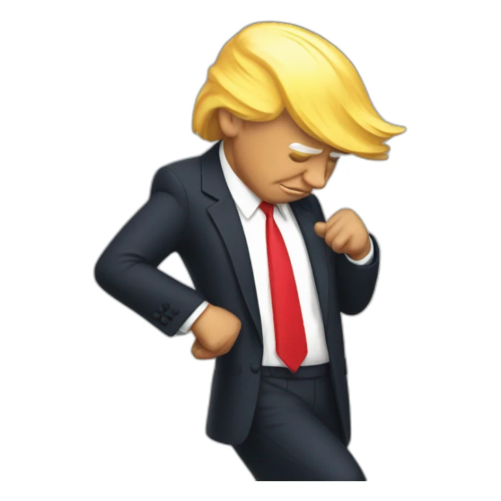 Donald trump dab sticker