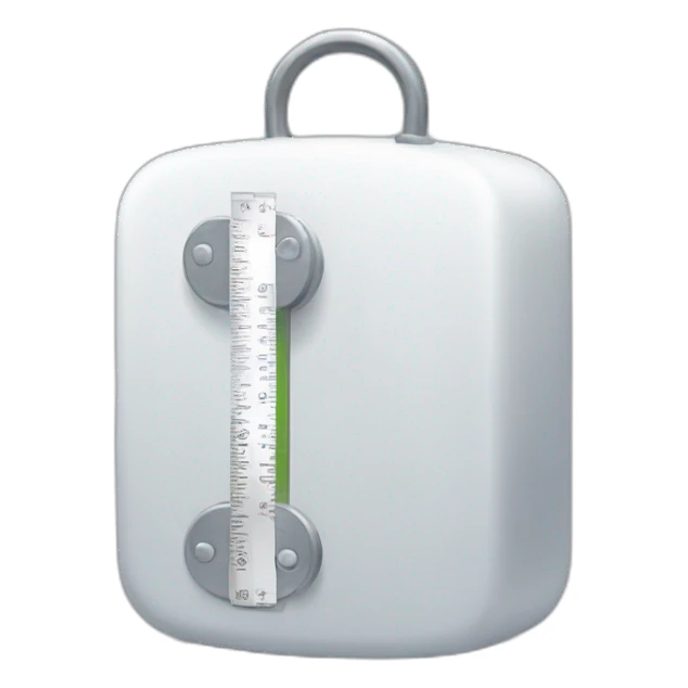 weight, measurement, white sticker