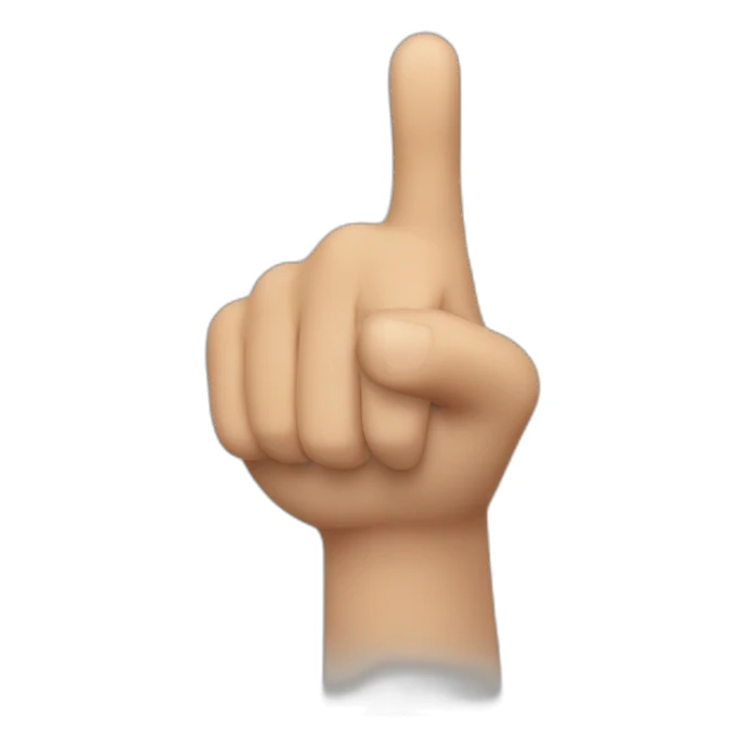 hand pointing at you sticker