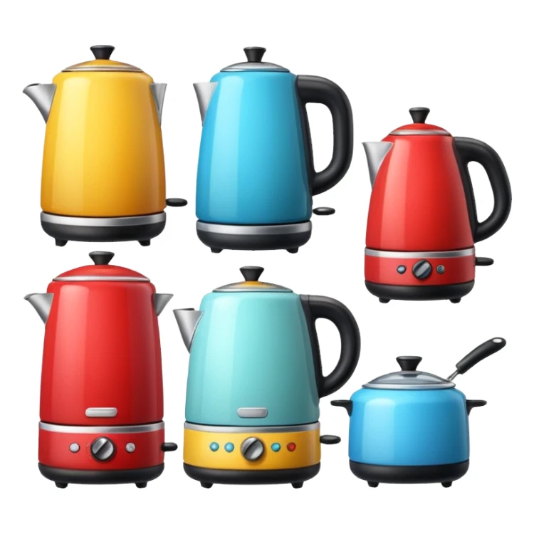 Electrodomésticos de cocina graciosos  sticker