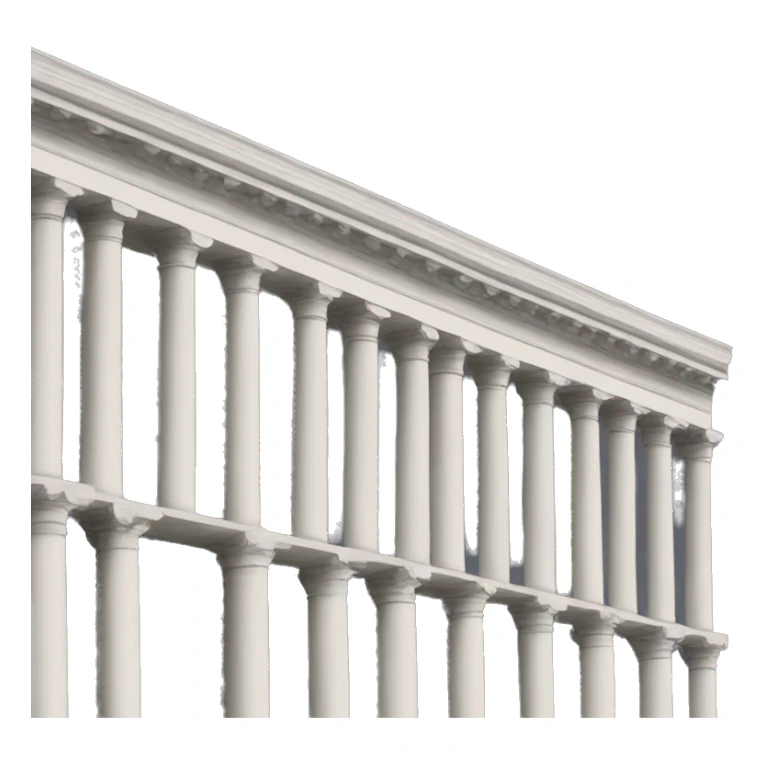 A row of columns sticker