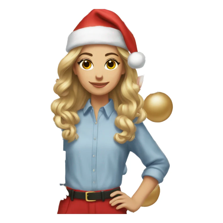Preppy Christmas sticker