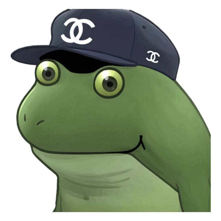 chanel cap  sticker