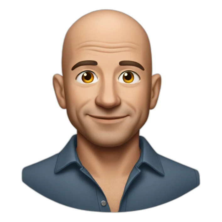 Jeff bezos With Amazon tatoo sticker