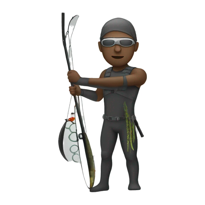 Spearfishing sticker