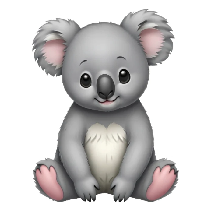 Koala i lobe you sticker