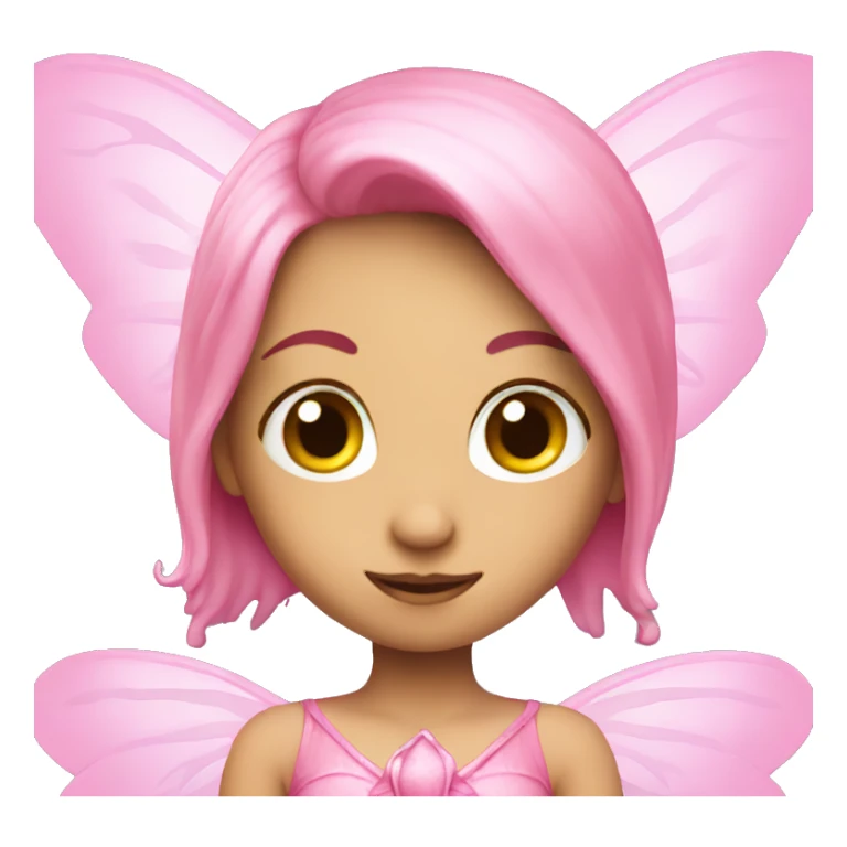 Pink fairy sticker