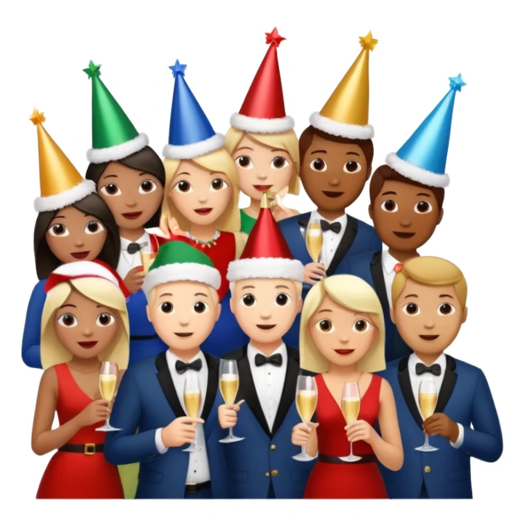 christmas work party  sticker