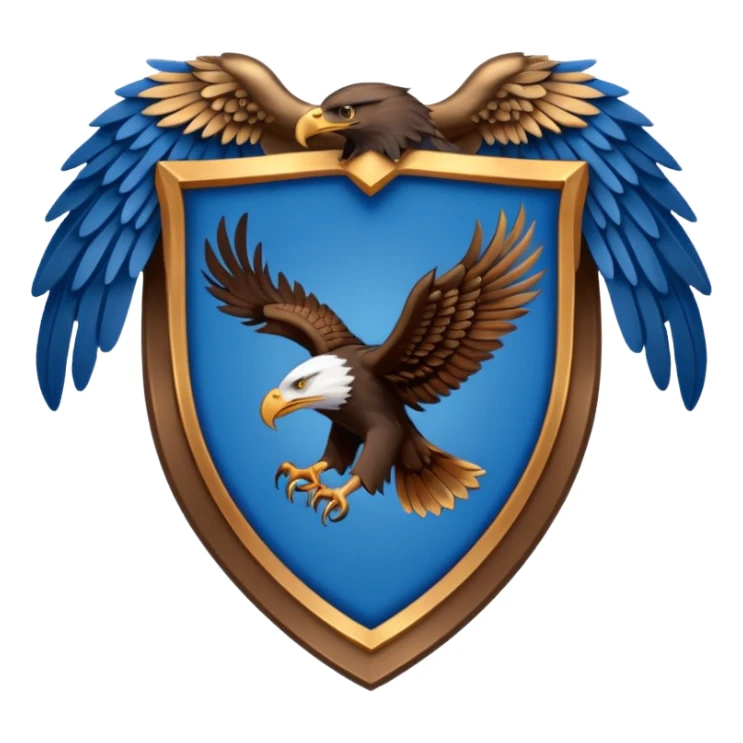 Hogwarts Ravenclaw crest Eagle sticker