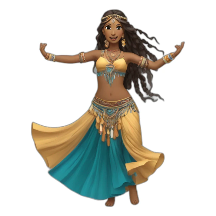 American Tribal Style Bellydance  sticker
