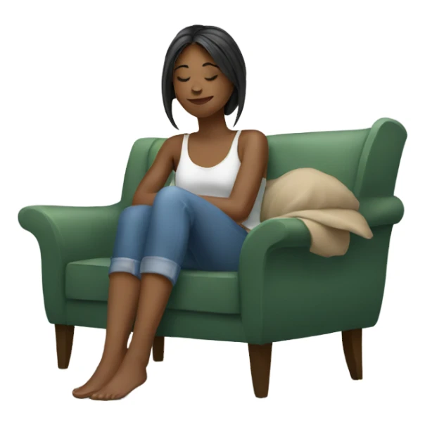 Women relax  sticker