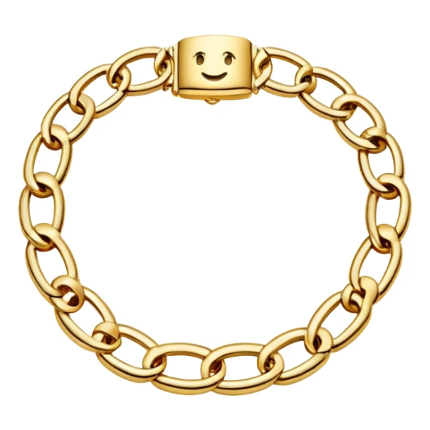 Golden bracelet sticker