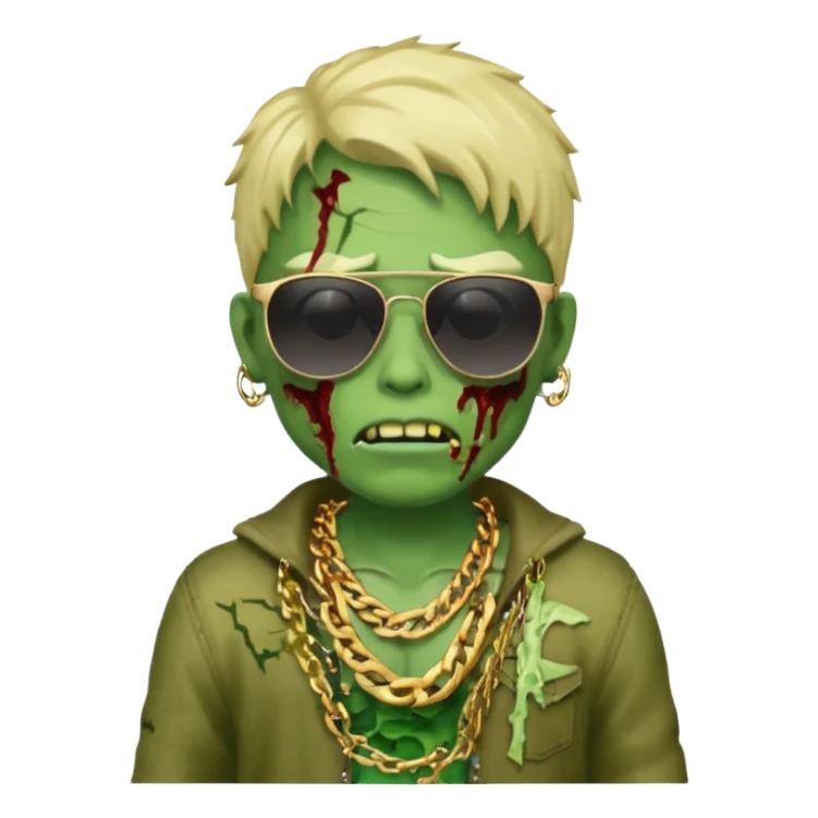 memoji zombie swag sticker