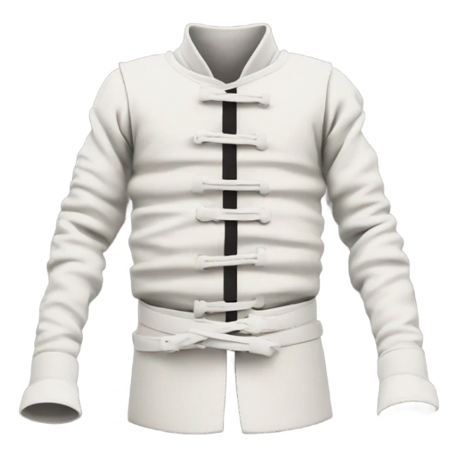 Straitjacket like in an asylum sticker