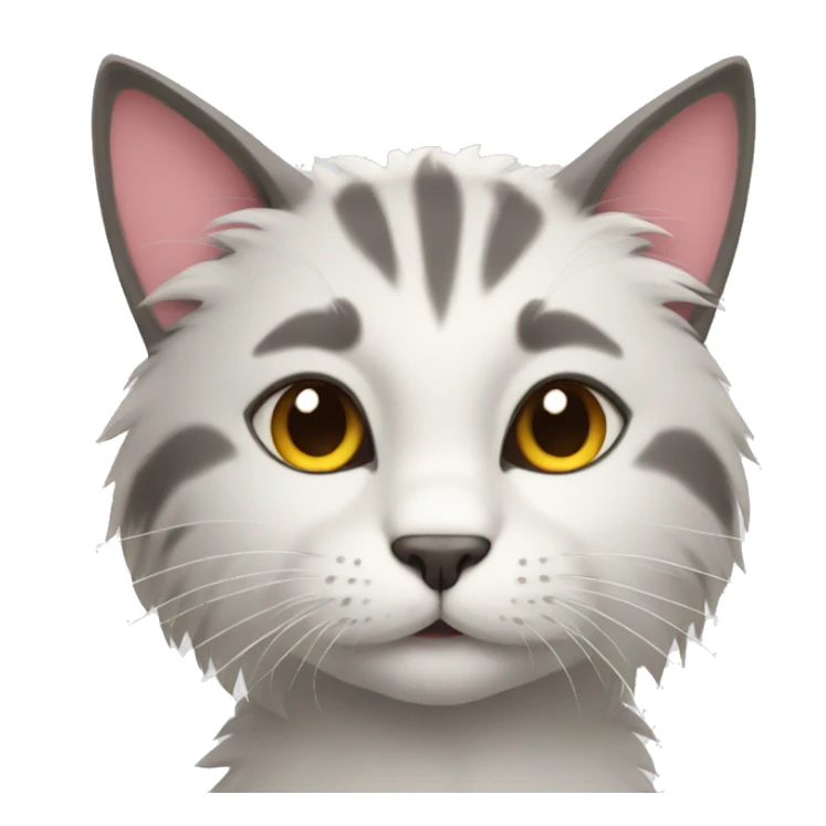 furry cat sticker