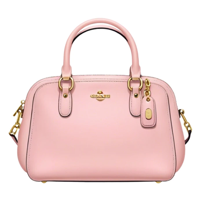 pastel pink coach purse sticker