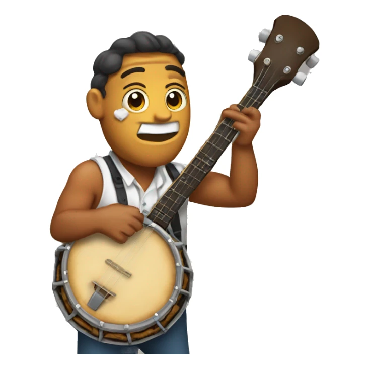 banjo pie sticker