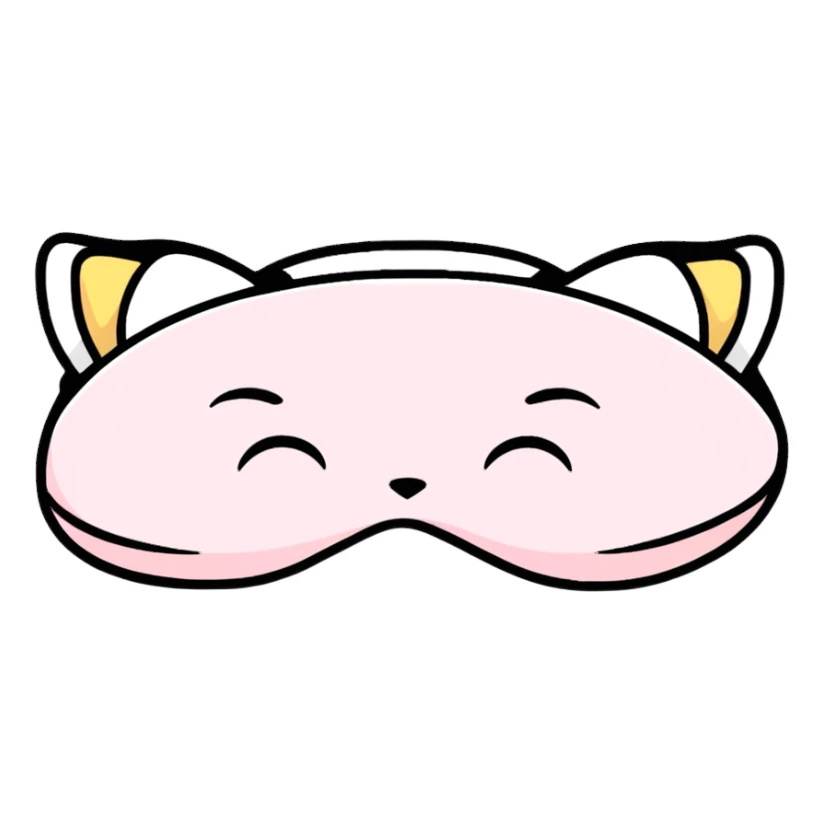 sleeping mask for eyes, sleep accessory sticker