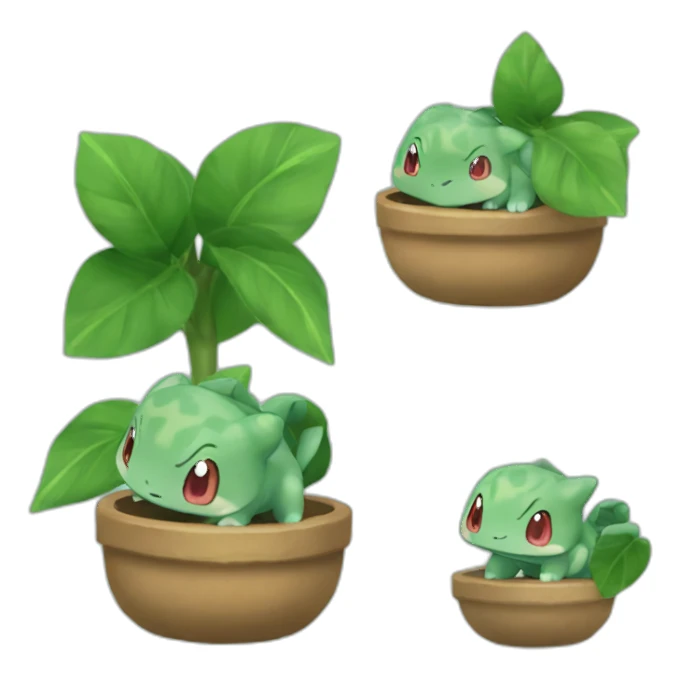 Bulbisaur Pokémon terre plante sticker