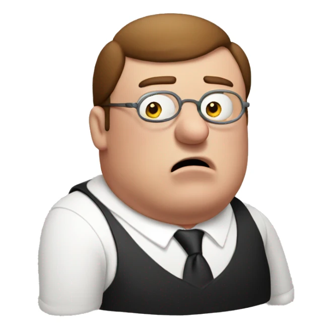 peter griffin smoking sticker