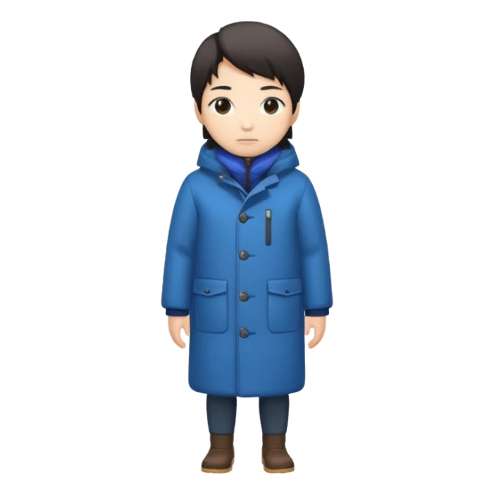 winter immunity japanese person sticker