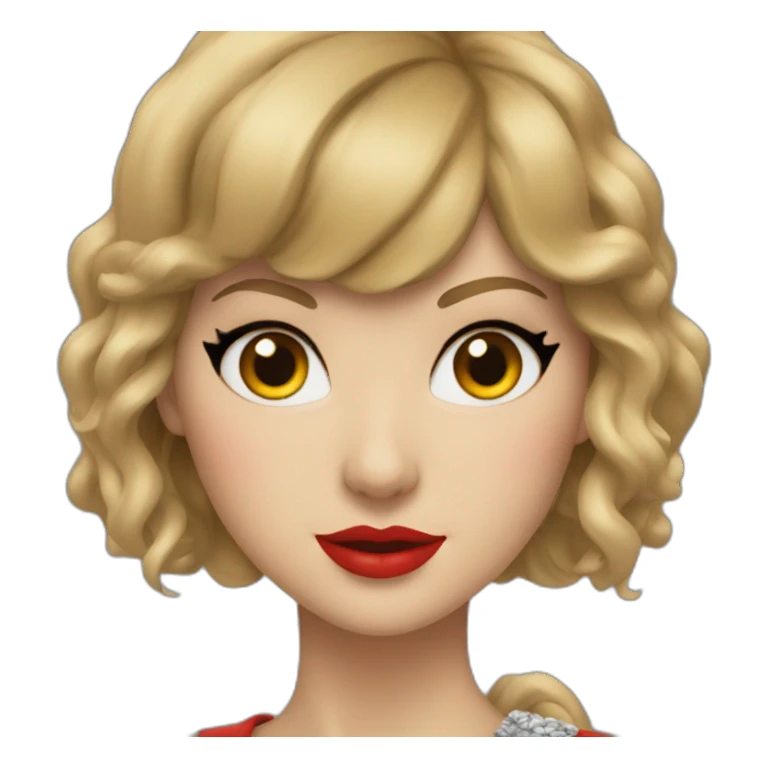 Taylor Swift red sticker