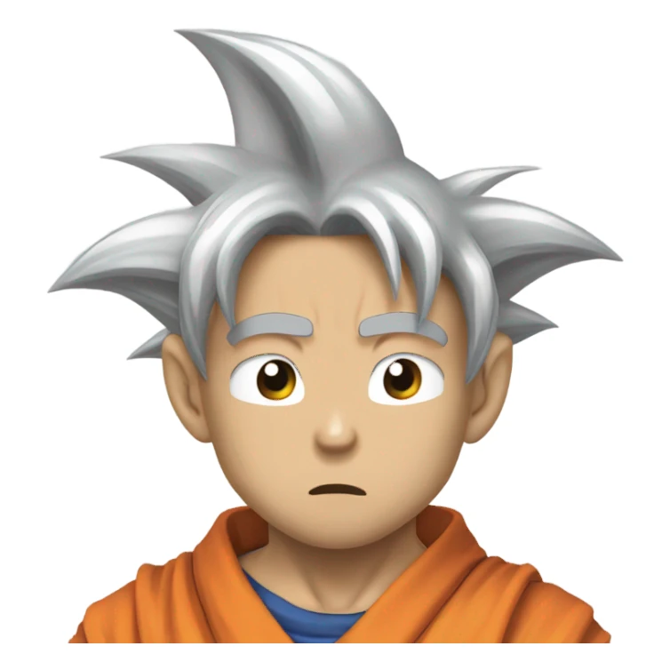 Goku sad sticker