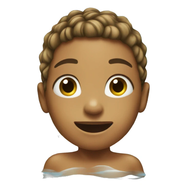 child in the pool sticker