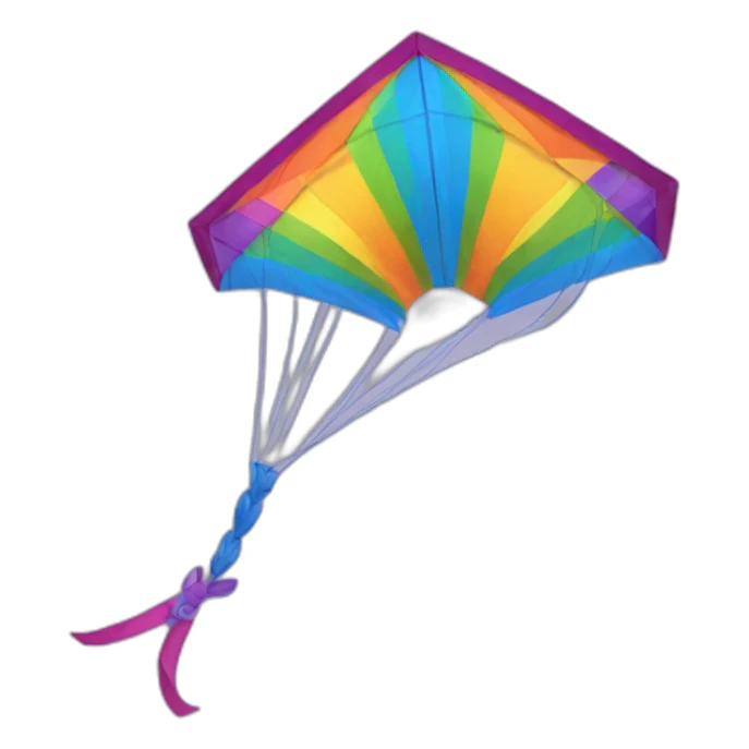 A super awesome gay kite sticker