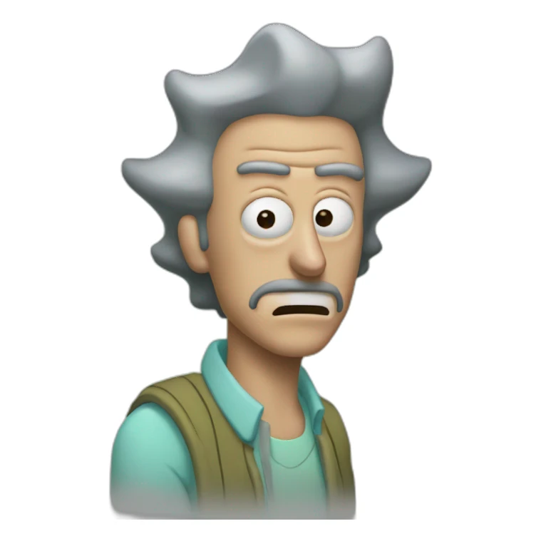 pepinillo rick y morty sticker