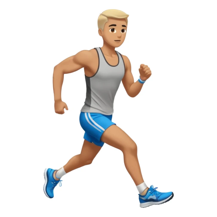 person running sticker
