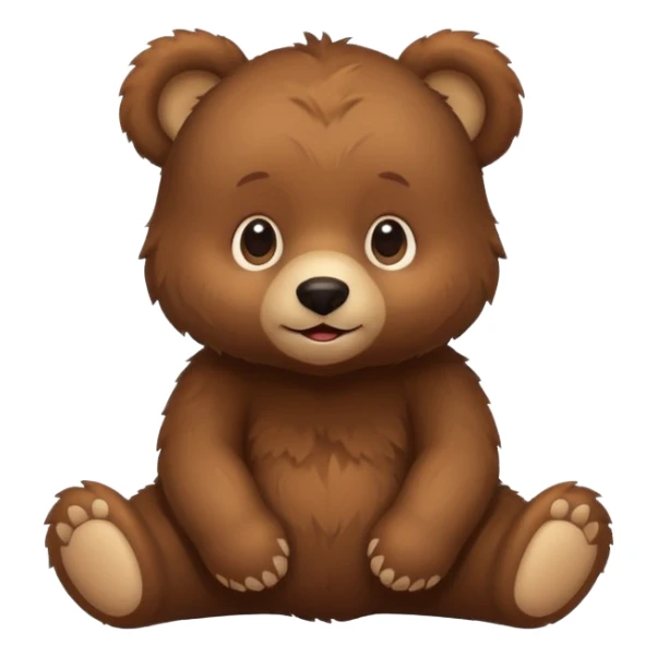 baby bear sticker