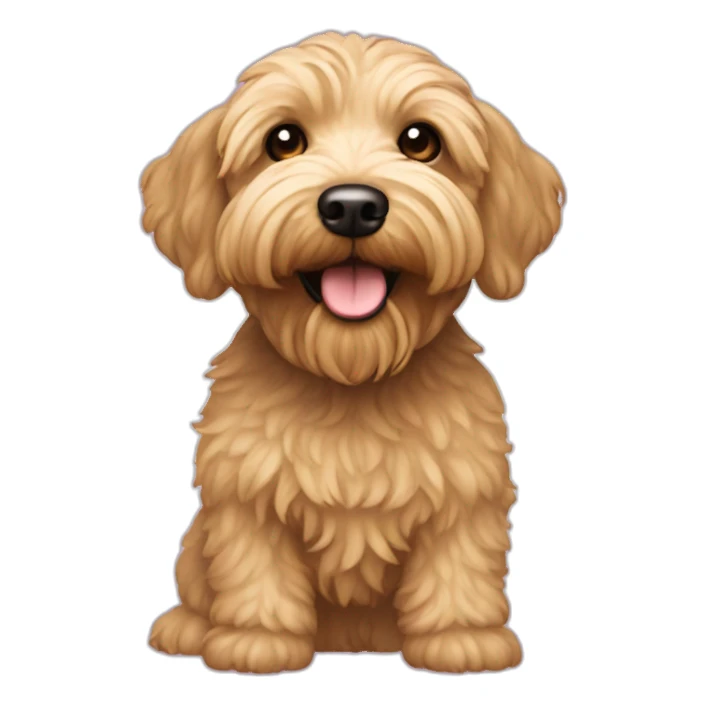 Golden Mini Schnoodle sticker