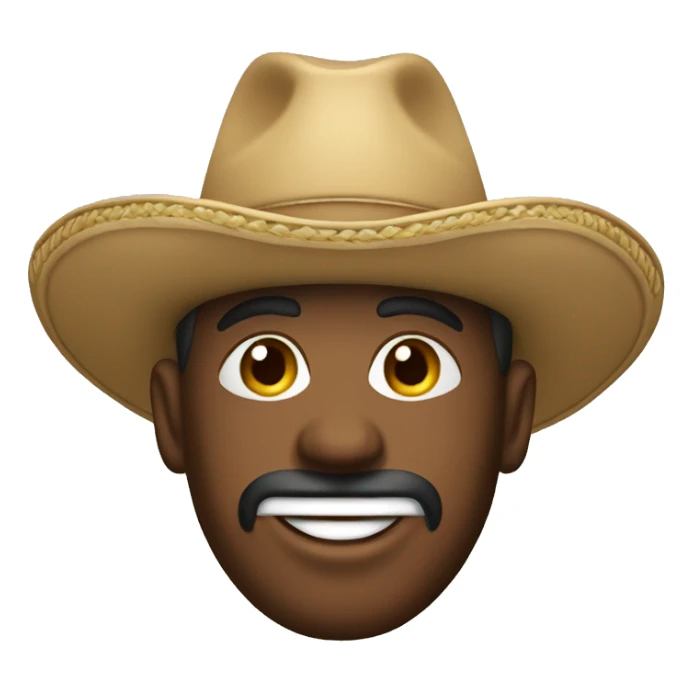 Jardinero con sombrero  sticker