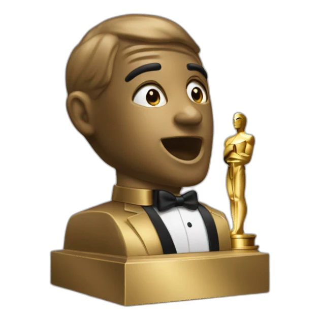 Estatuilla de los oscars sticker
