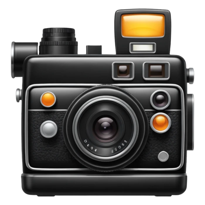 camera vintage instantanea sticker